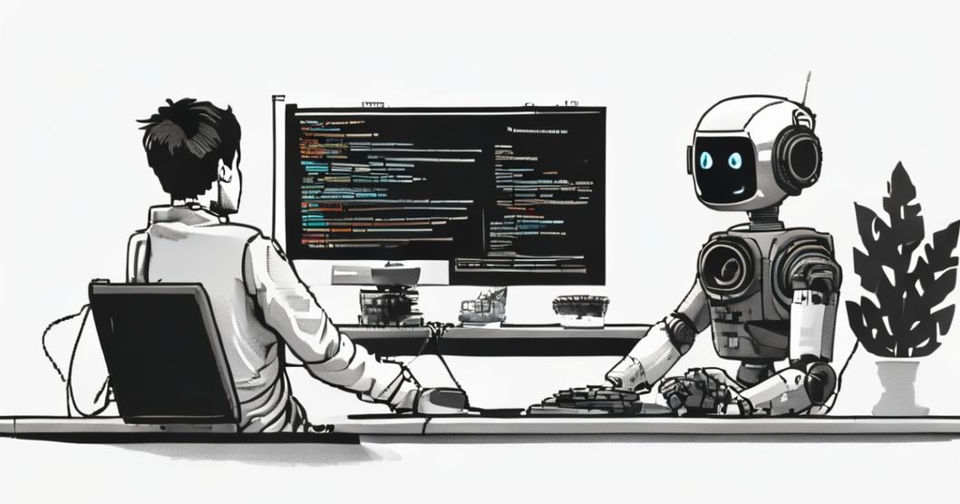 Developer workflow with AI agent applying optimization rules automatically